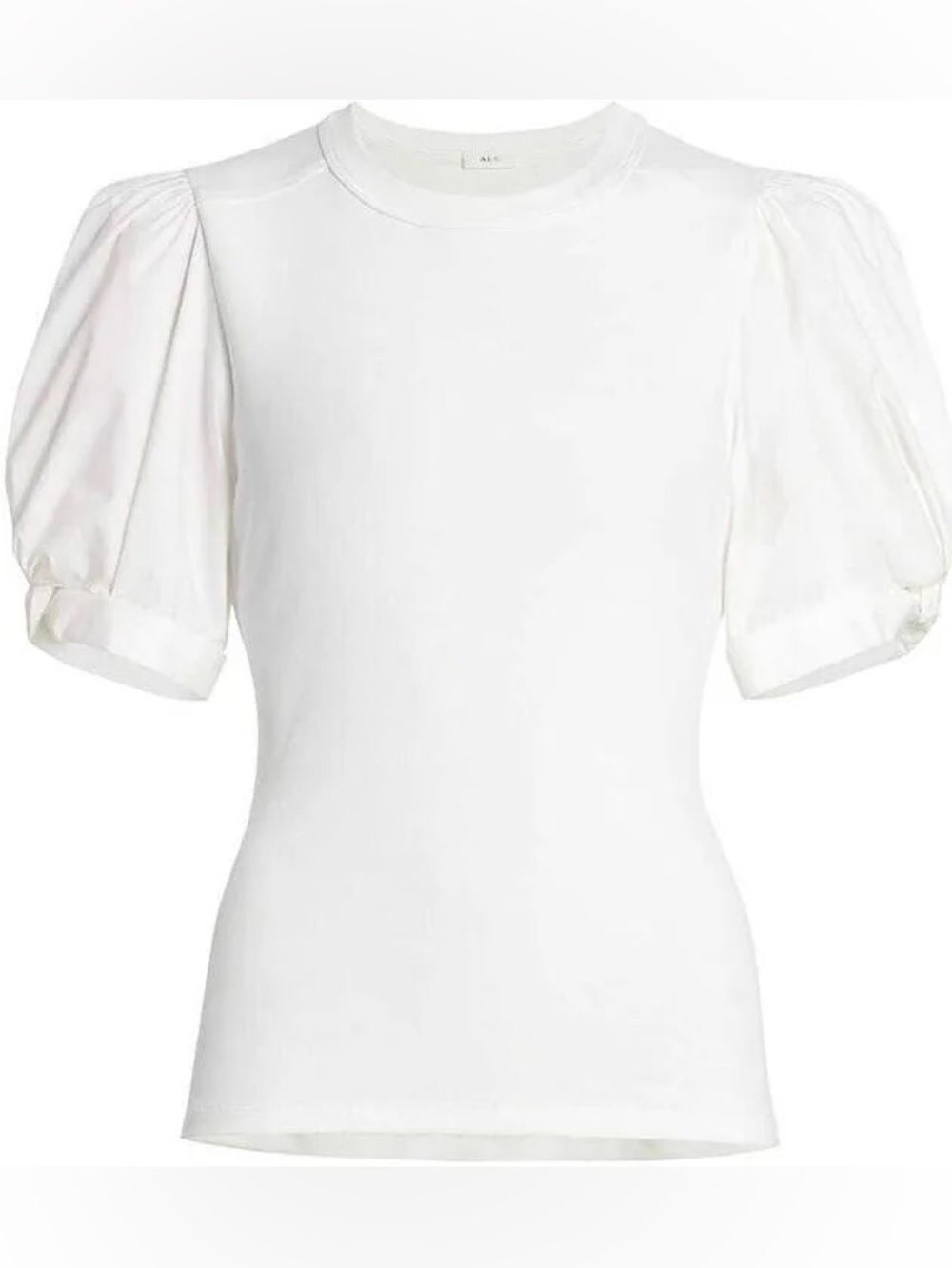 A.L.C. Women's Casey Puff-Sleeve Cotton Tee